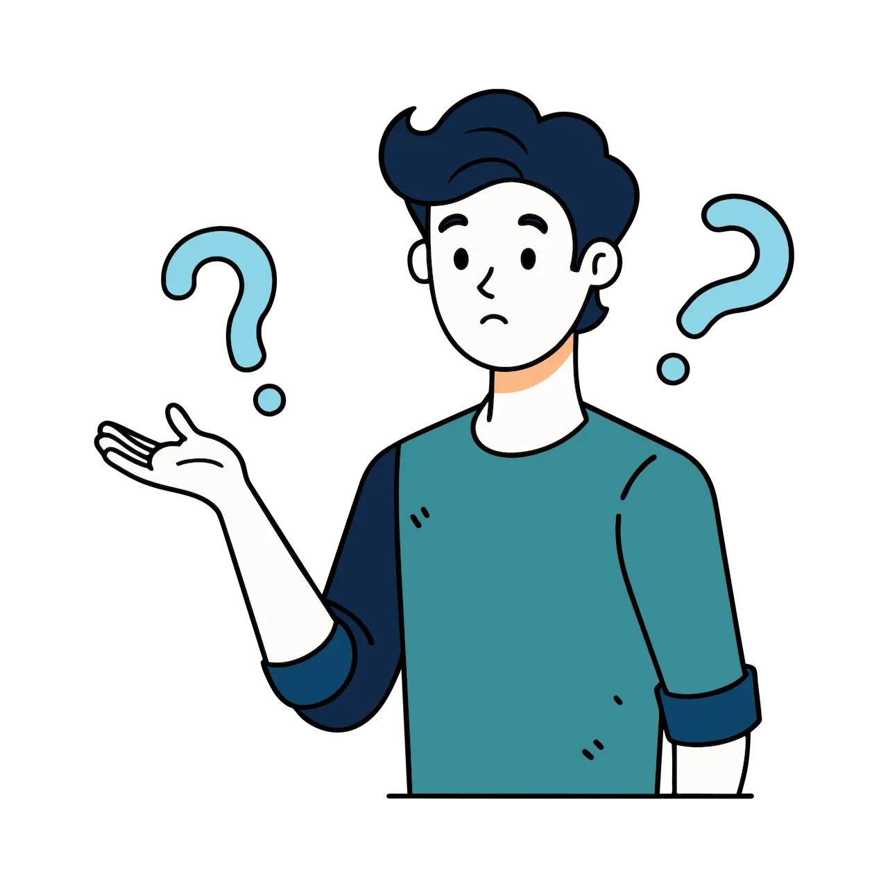 Worried illustration